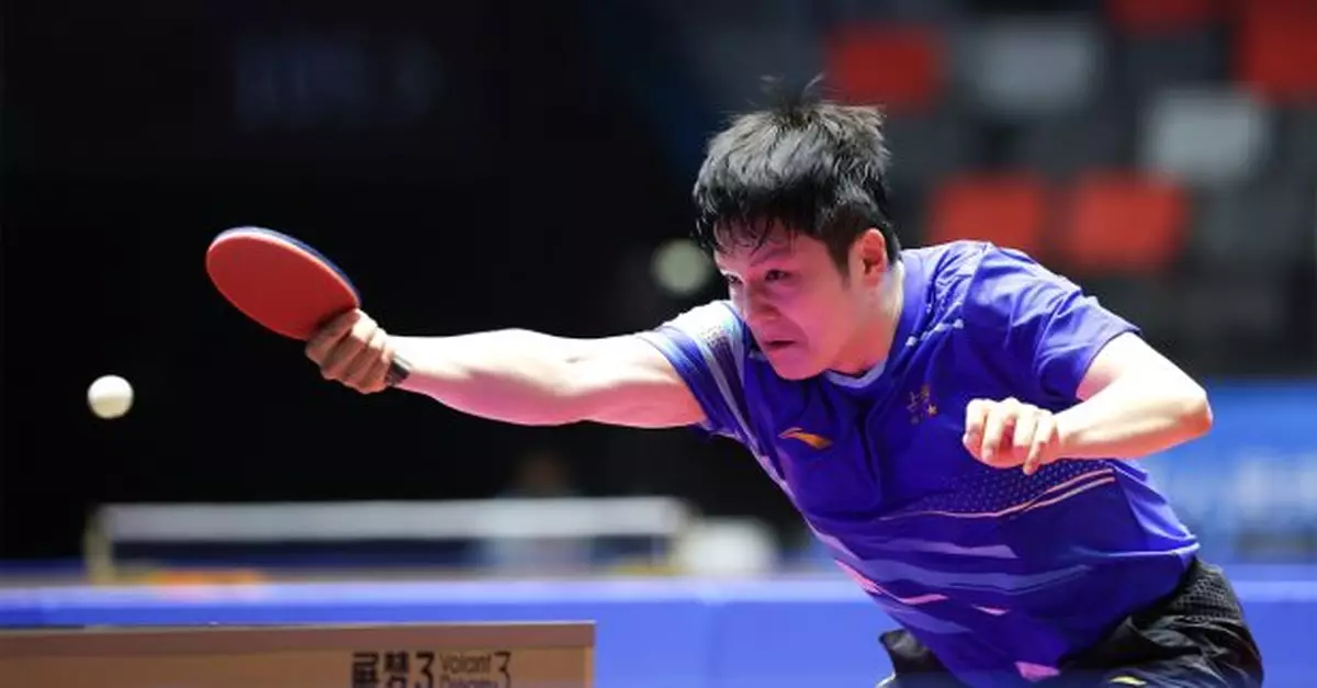 十五運會｜乒乓男單八強上海代表樊振東擊敗浙江孫正　晉級準決賽