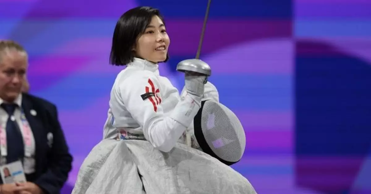 殘特奧會｜輪椅劍擊女子重劍團體賽港隊得第四名