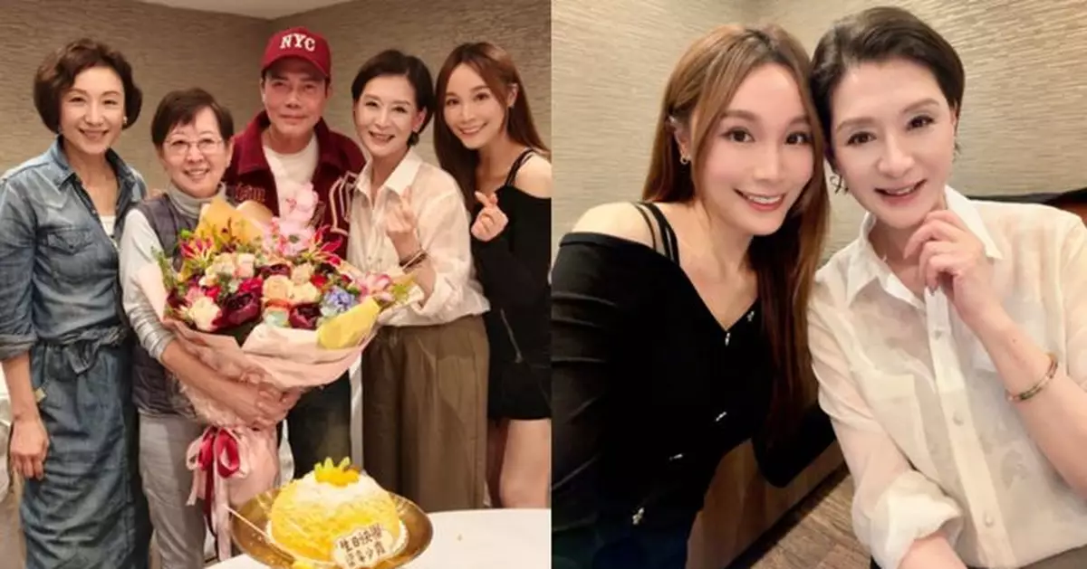 夏文汐與姪女鄧伊婷激罕同框 凍齡美貌白滑肌膚獲讚更勝後輩