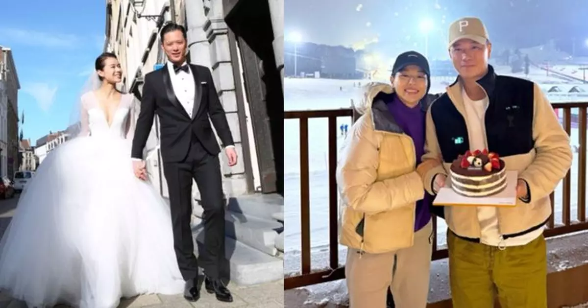 胡杏兒結婚十年雪中放閃 李乘德甜叫「女王」賀錫婚