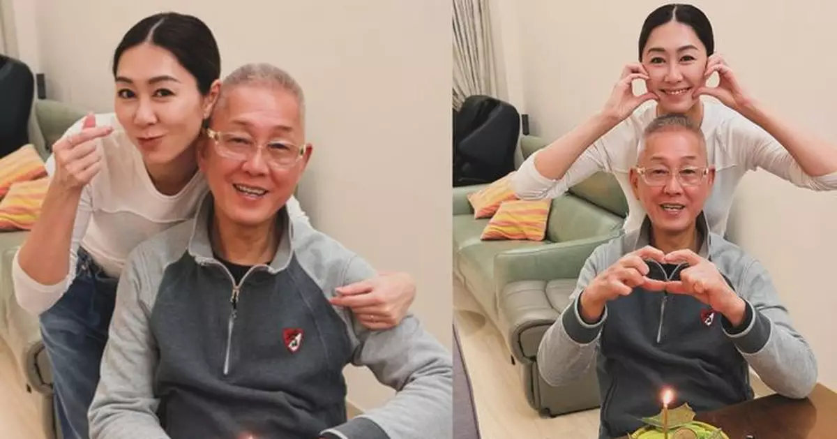 胡定欣賀父70歲生日 晒合照網民讚胡爸爸「凍齡」
