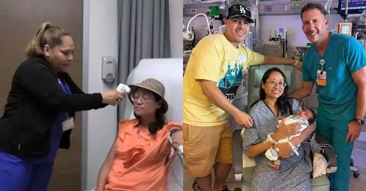 原計劃開刀切除腹部10公斤腫瘤 美婦術前檢查揭懷有身孕奇蹟迎健康男嬰