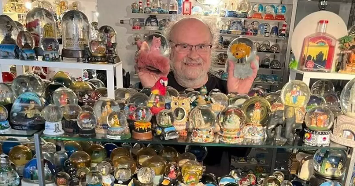 德國男40年收藏逾1.1萬顆聖誕水晶球刷新健力士世界紀錄 背後浪漫初衷曝