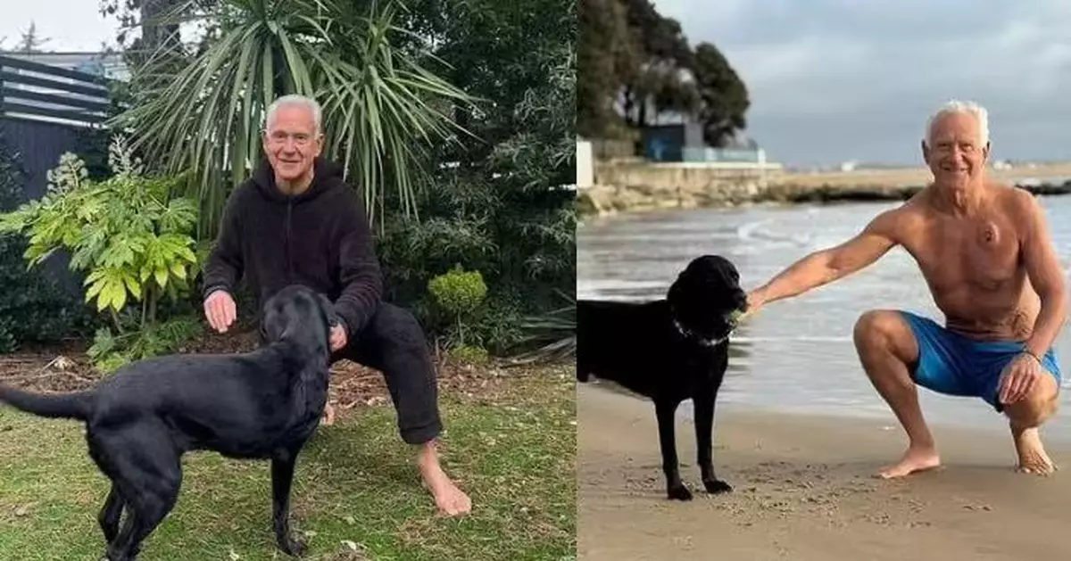 沙灘散步突心臟驟停倒地 英老翁獲忠犬奔走吠叫引路人相救挽回一命