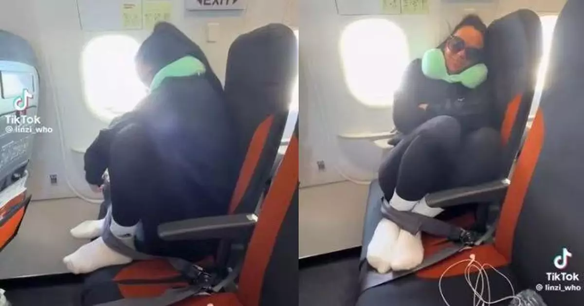 TikTok瘋傳「機上蜷縮睡姿」 醫生警告恐引發血栓甚至致命