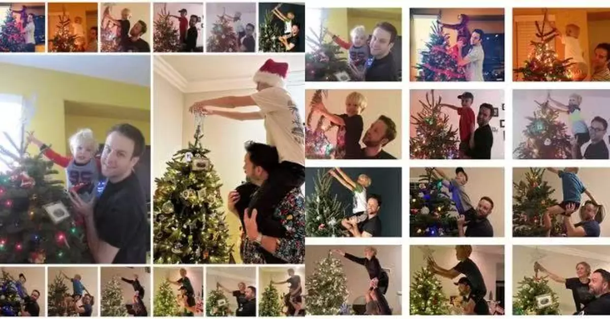 從兒子2歲扛到16歲 美父親逾10年堅持扛兒掛星星 溫馨聖誕傳統感動網民
