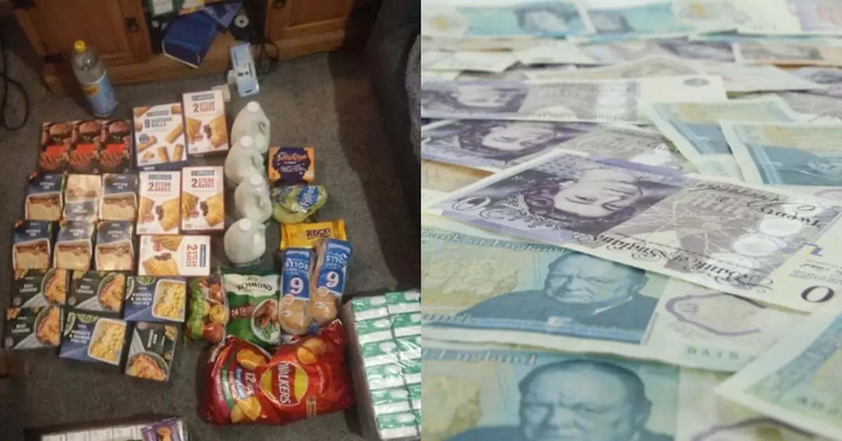 英國超市物價高企 男子曬兩周食材竟高達近1300元惹議