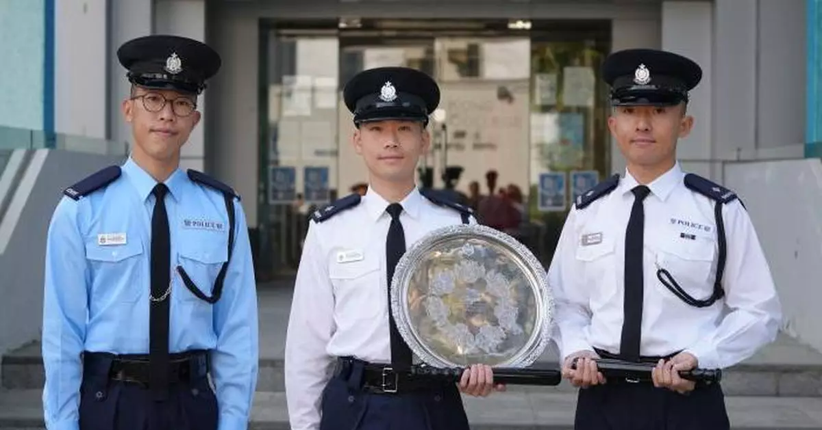 航天工程碩士棄金融投身警隊　「好市民」學警憑銀笛獎畢業