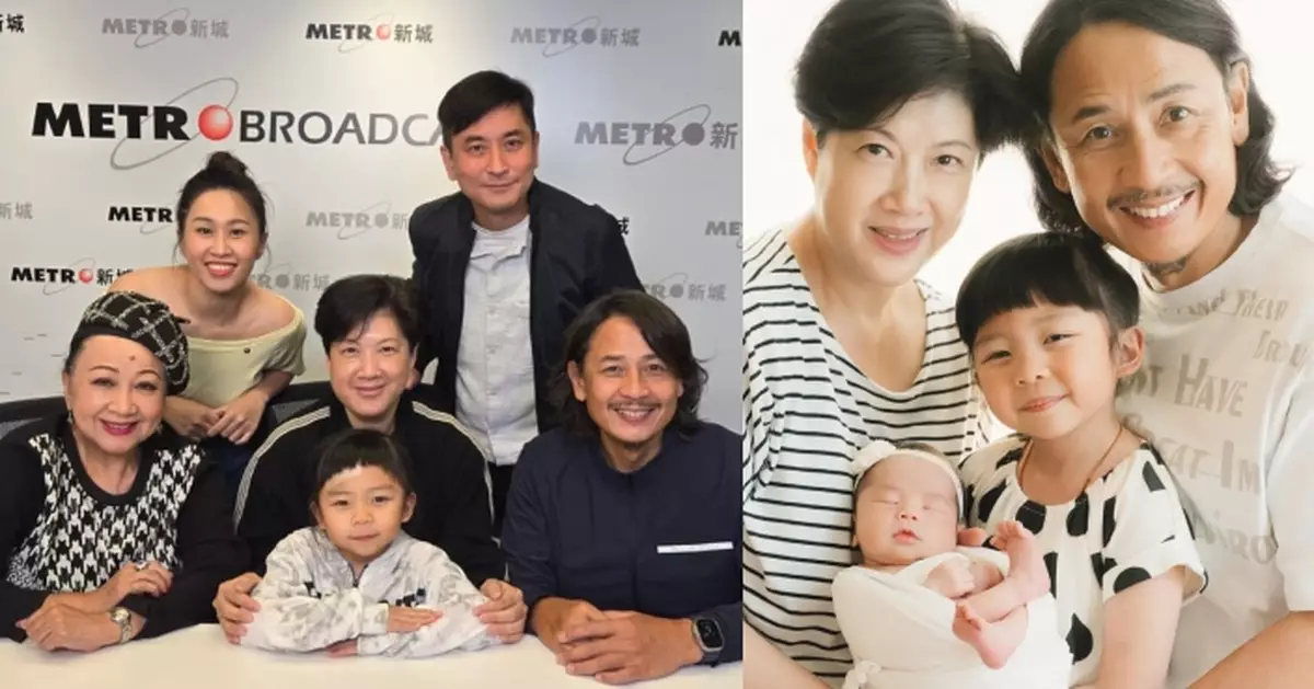 黃澤鋒陳麗麗58歲再當爸媽 歷經小產+試管兩次終迎二胎「小貴妃」