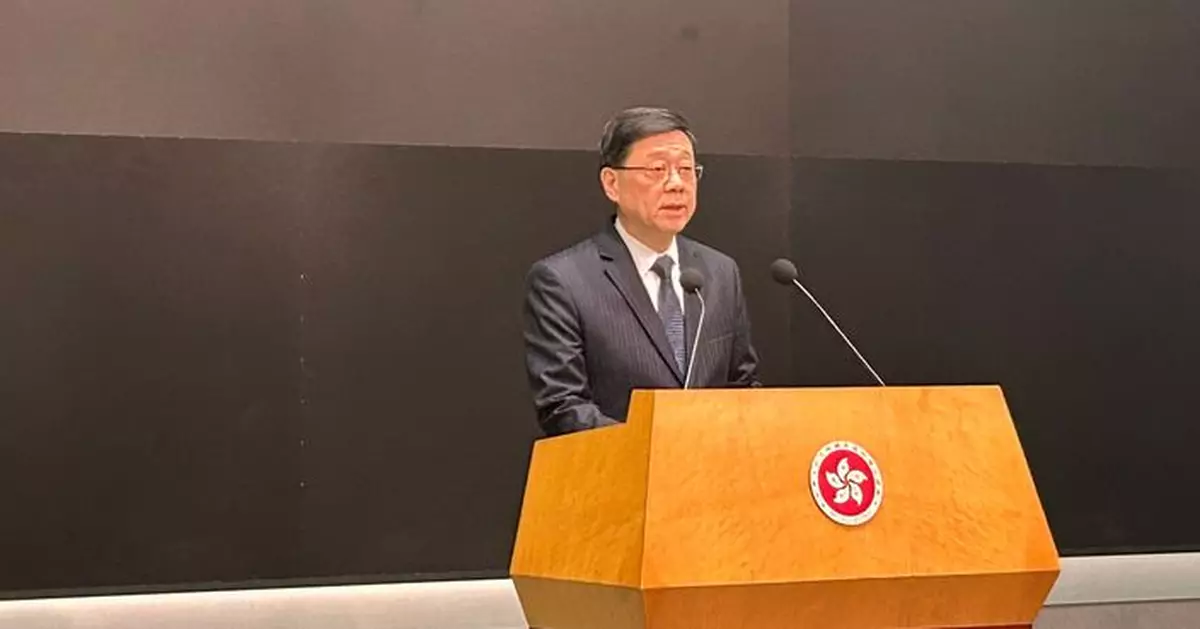 大埔五級火｜李家超：若有人膽敢破壞社會團結必將受法律制裁