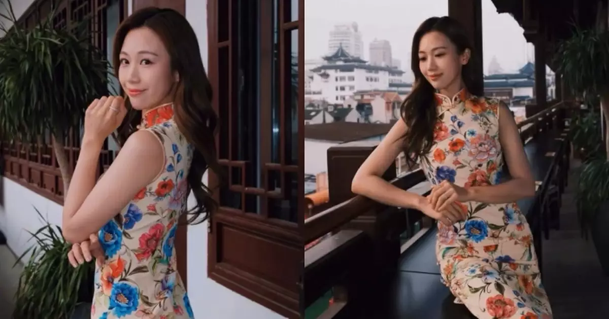 何沛珈旗袍Look展凹凸有致好身材 網民：咁靚得唔得㗎？