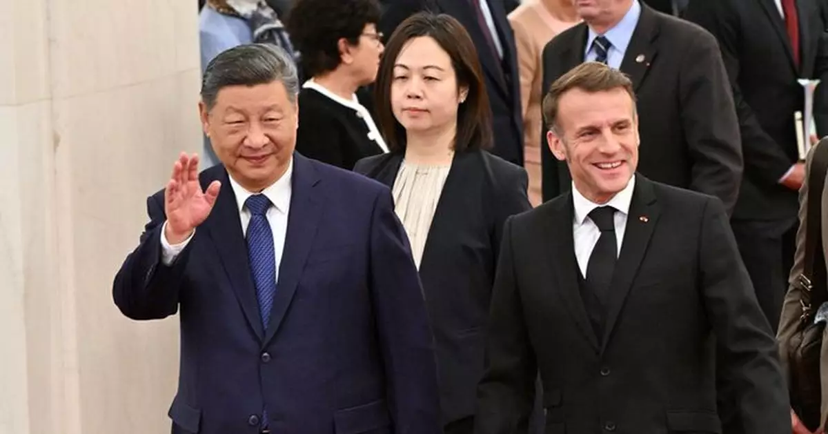 習近平為訪華法國總統馬克龍舉行歡迎儀式