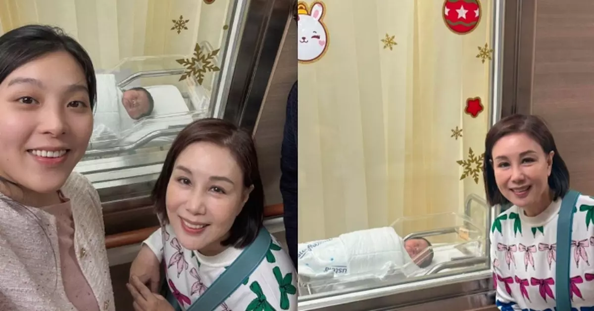 文雪兒三個月內兩度榮升外婆 大女張筠誕二胎囡囡湊成「好」字