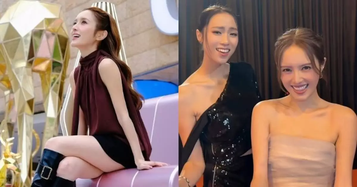 鄺潔楹澳門打卡賀聖誕 網民驚覺撞樣劉穎鏇