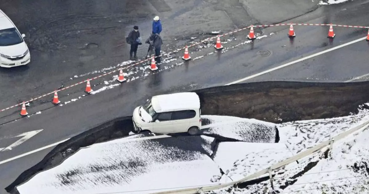 日本青森外海7.5級地震　增至約50人傷