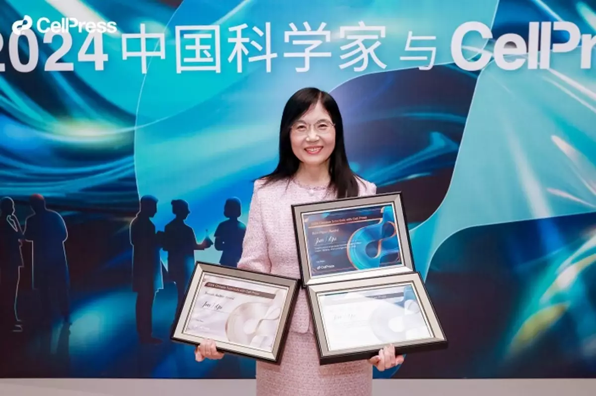 中大醫學院于君教授獲細胞出版社(Cell Press)頒「年度傑出女性科學家」等三大獎項