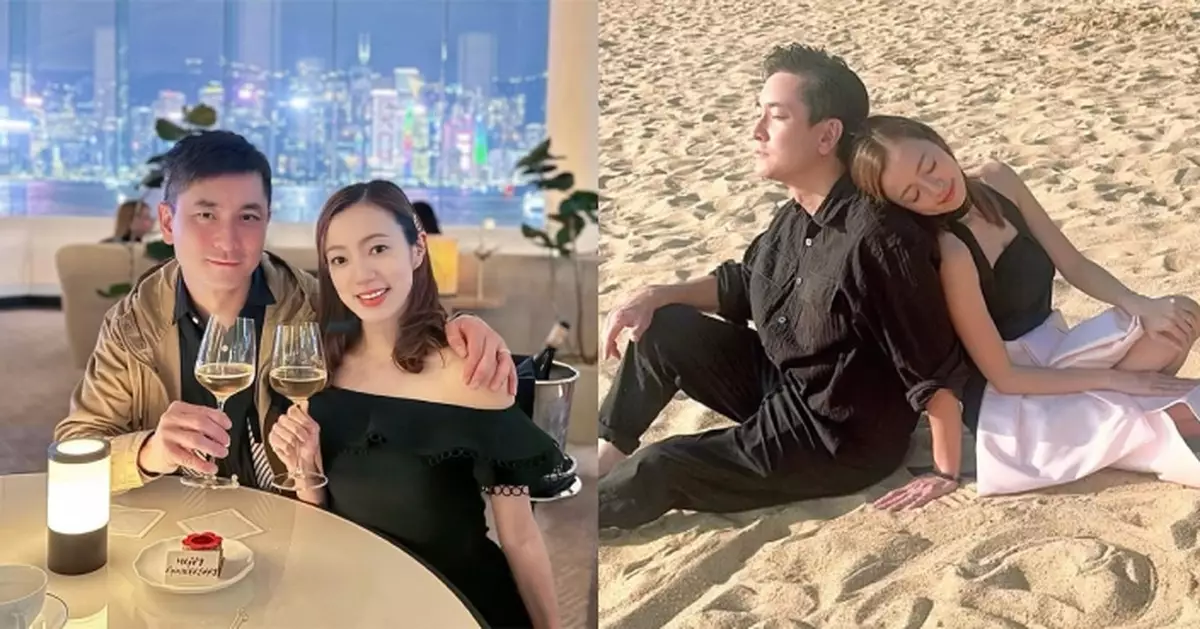 李思欣范振鋒復刻14年前沙灘婚照 恩愛慶祝象牙婚