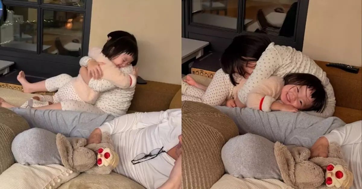 李璨琛兩寶見女熱烈擁抱好有愛 媽媽：下次影爭玩具俾大家睇
