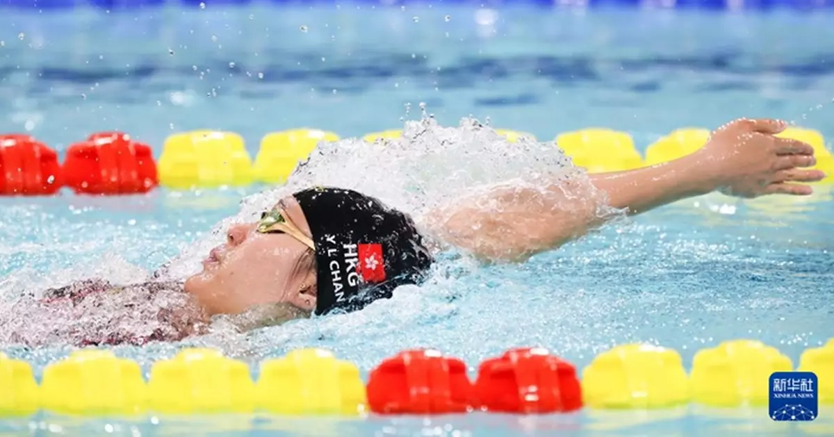 殘特奧會｜港隊陳睿琳在女子100米背泳奪金　已奪兩金兩銀獎牌
