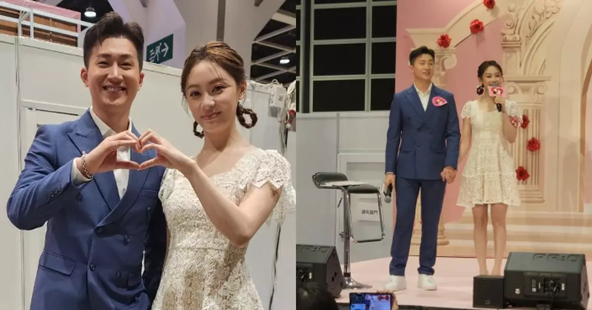 葉蒨文恨與曾展望情侶檔拍樓盤廣告 雙雙角逐飛躍進步獎計劃拍片拉票