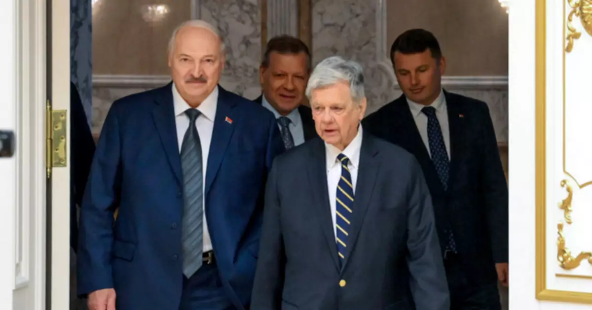 美國特使科爾晤白俄總統盧卡辛科  稱美正採措施與白俄恢復正常雙邊關係