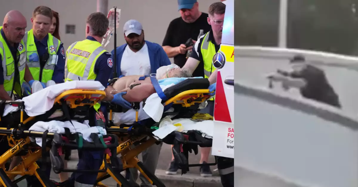 悉尼邦迪海灘槍擊案至少12死 兩槍手一死一重傷被捕