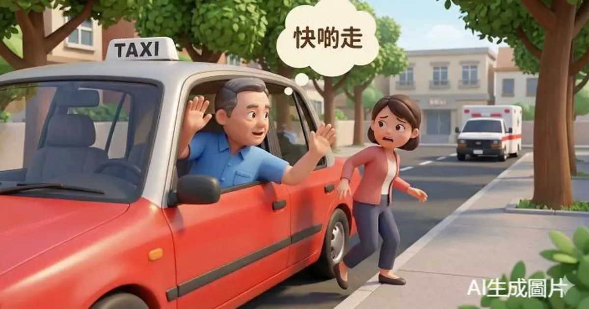 生死攸關未收車資！好心的士司機催客快落車 助救回病發家人一命