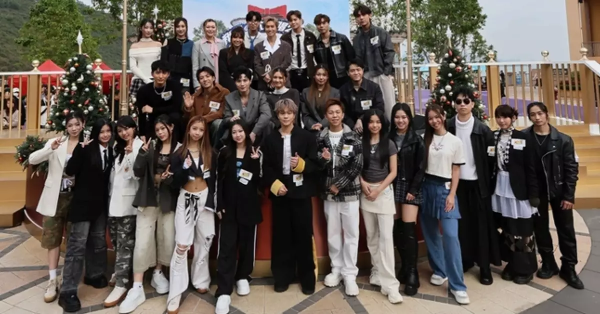 一眾歌手為《勁爆頒獎禮2025》現身拉票 同時為大埔災民親手撰寫心意卡