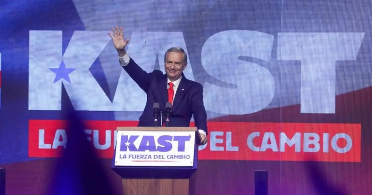智利極右翼政黨候選人卡斯特當選新一屆總統