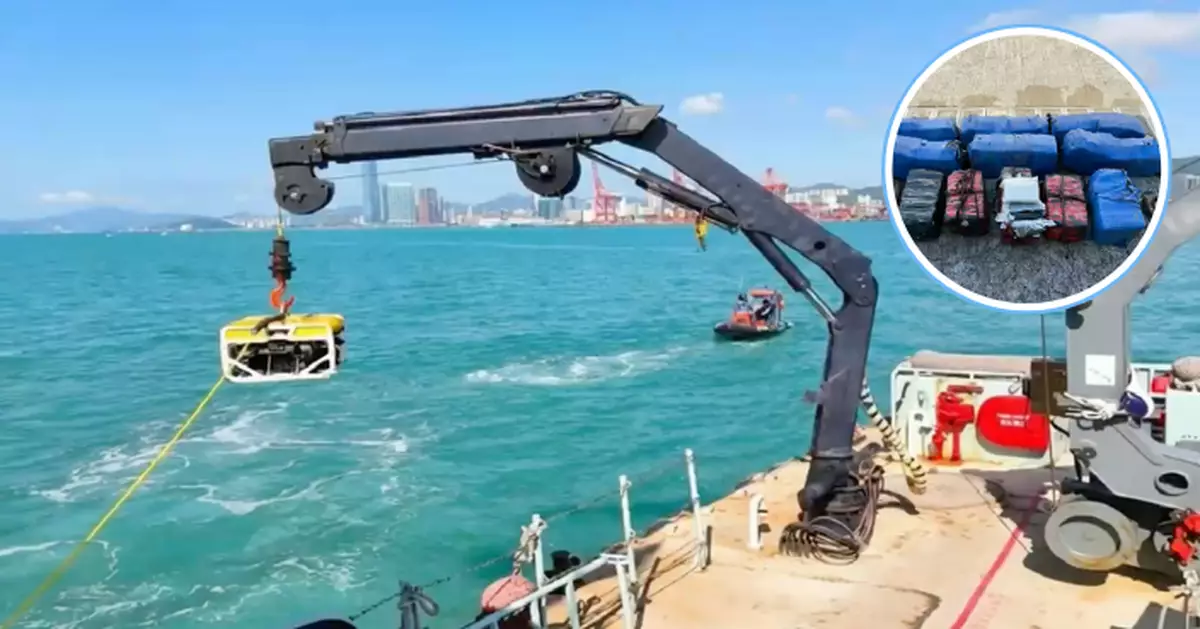 海關首破遠洋船底藏毒案 出動潛水機械人檢市值約2.56元億懷疑可卡因拘兩人