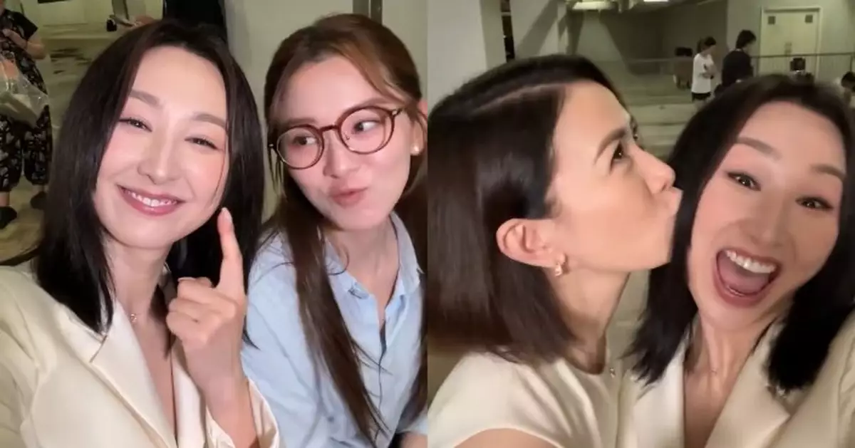 高海寧晒《新聞女王2》搞笑煞科短片被佘詩曼激咀笑稱「親到模糊」