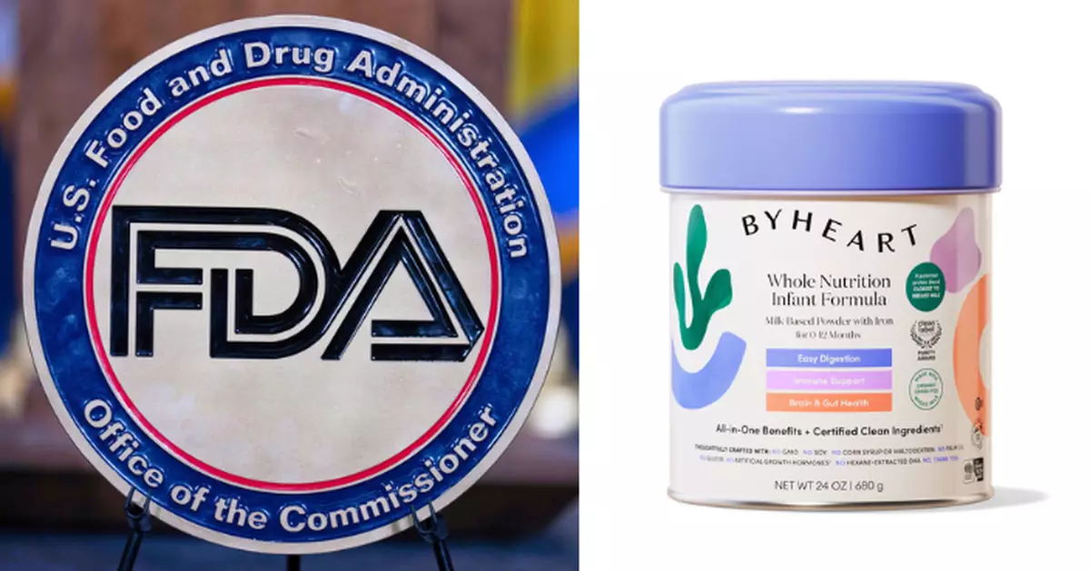 美國藥管局發公報 警告零售商下架涉遭肉毒桿菌污染嬰兒配方奶粉產品