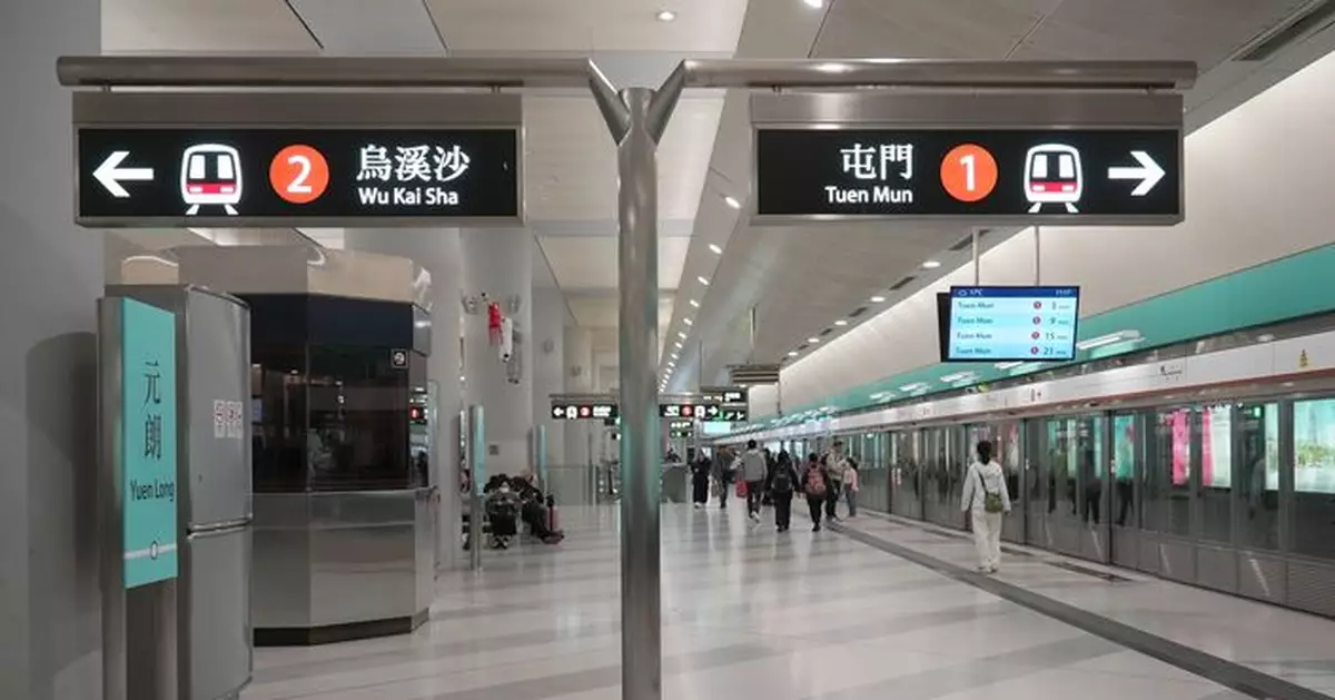 港鐵：路軌改道跟進工序已經完成 屯馬綫恢復正常服務　