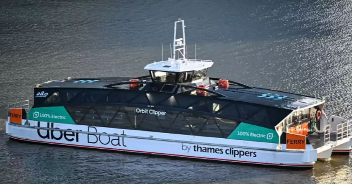 返工新選擇！泰晤士河變「水上高速公路」 船運客流五年激增23%