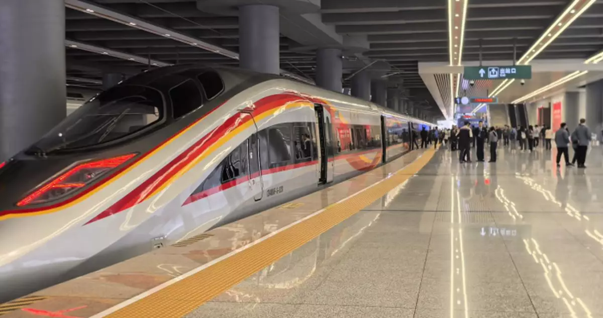 廣湛高鐵周一通車　廣州至湛江僅1小時32分鐘可達