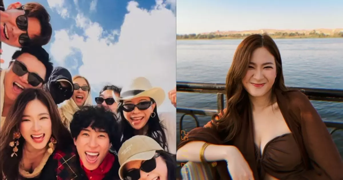 緋聞情侶陳懿德羅天宇高調放閃 埃及旅遊又晒「深坑」