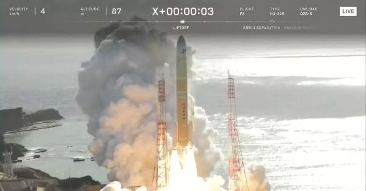 日本發射H3火箭失敗 飛行途中發動機提前停止燃燒