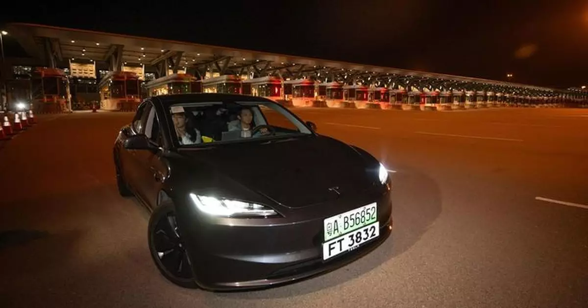 竹篙灣充電站配合粵車南下啟用 營運9個電動車快速充電位