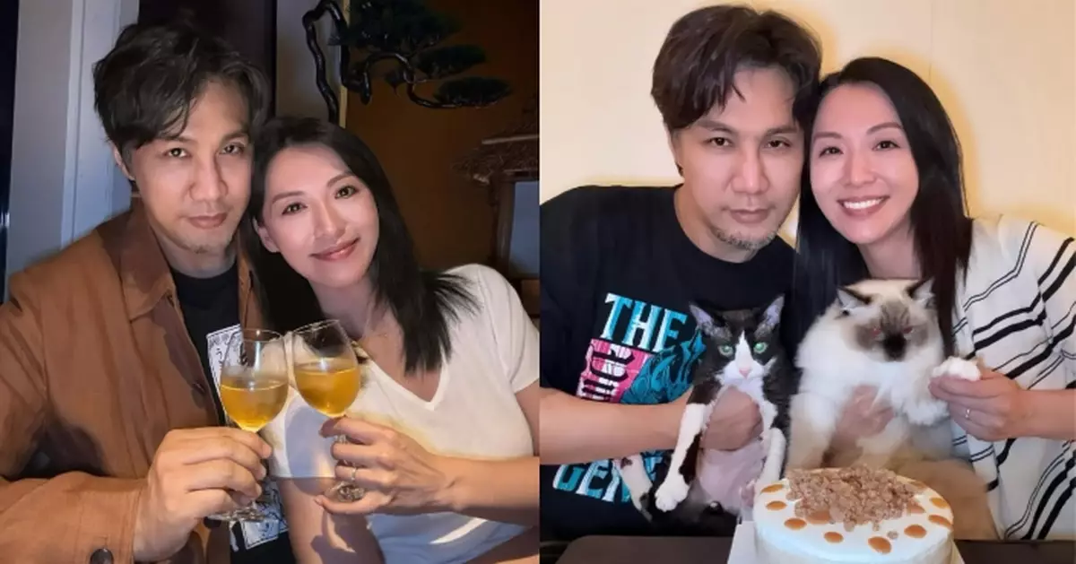 陳煒為醫生老公甜蜜慶生 驚爆榮升「一家四口」？！