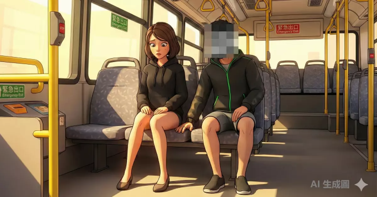 巴士女乘客疑遭非禮睡醒驚見陌生男子手貼近大腿　網民齊促報警