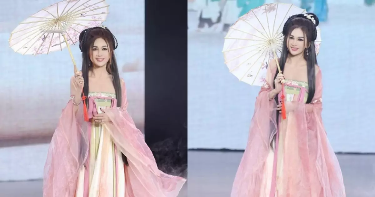 溫碧霞弘揚國風文化 純樸妲己Look驚喜亮相