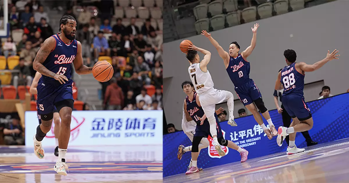 NBL香港⾦⽜主場揭幕戰 94：74 ⼤勝上海⽞⿃