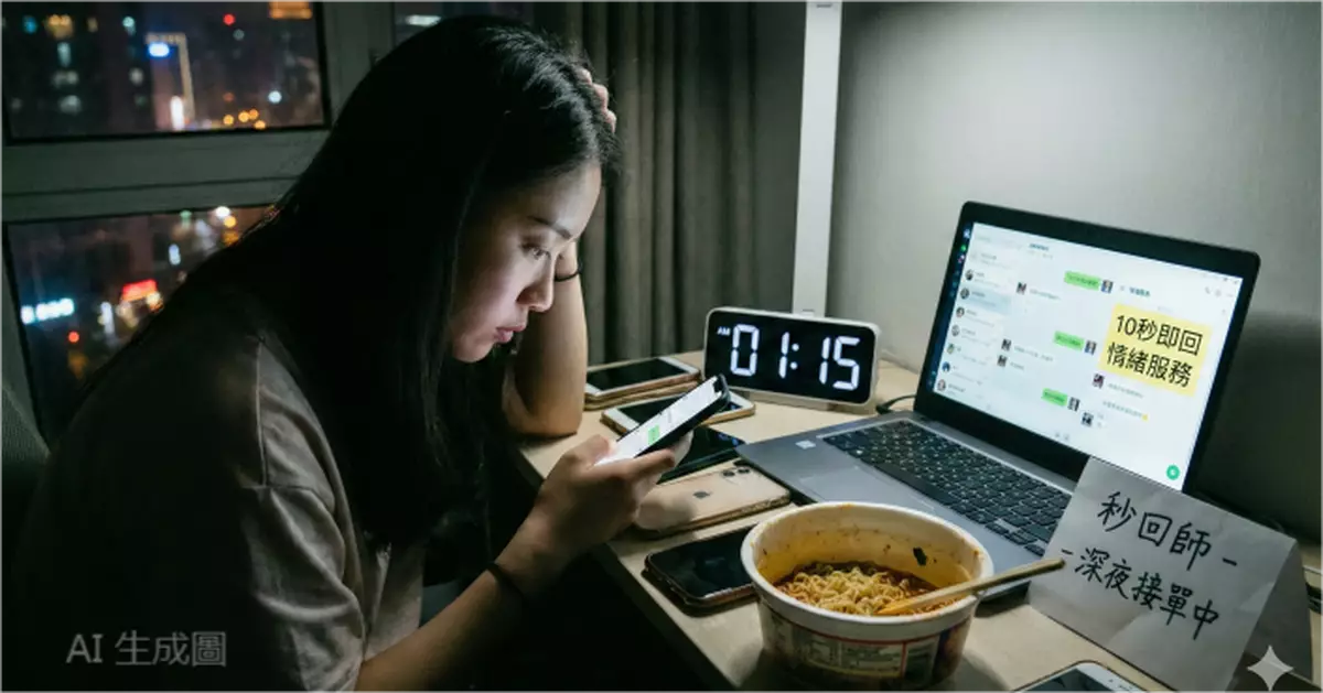 不是心理師也不是客服　10秒即回陪聊天　內地「秒回師」情緒服務明碼標價