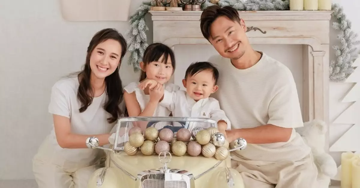 楊潮凱與家人過節享受天倫之樂 分享溫馨家庭照囝囝獲讚型爆