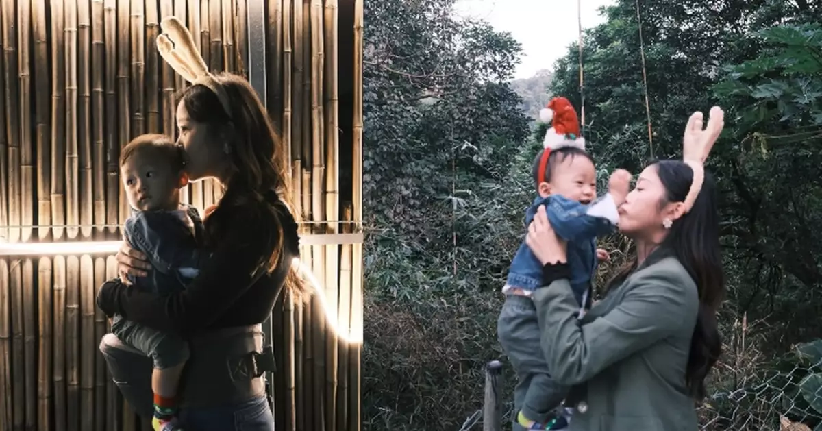 兩子之母賴慰玲去年聖誕陀B超驚險 IG有感而發：又一次提醒自己要活返在個當下