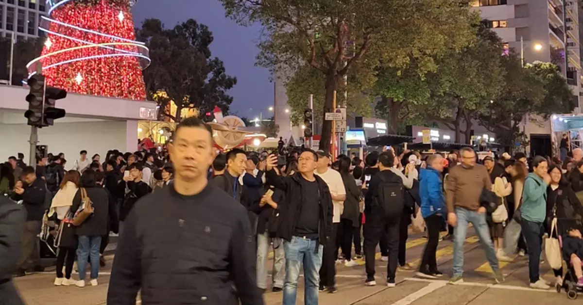 跨年倒數將在中環舉行 市民遊客到場「打卡」拍照