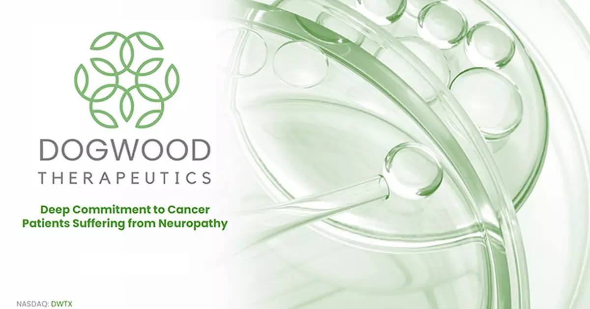 長江生命科技旗下納斯達克上市公司 Dogwood Therapeutics 公佈 Halneuron® 第2b 期試驗中期正面結果