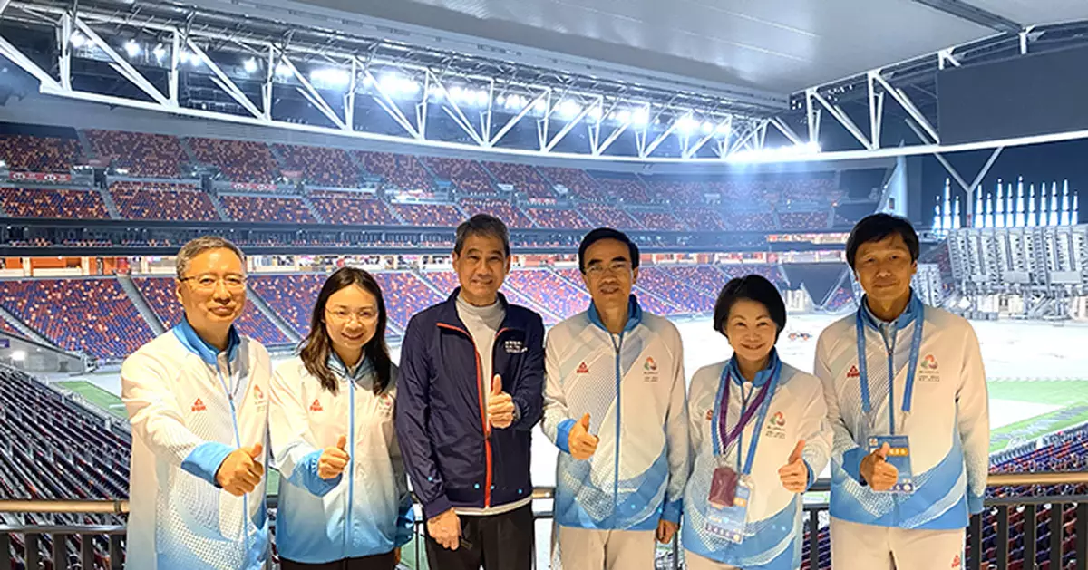 中國殘聯主席程凱訪啟德體育園 讚場館達世界級水平助推動殘疾人體育發展