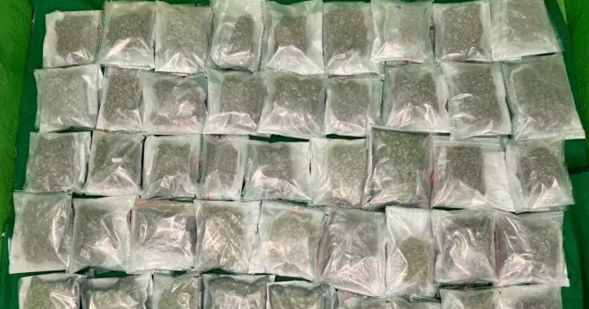 海關機場截查曼谷抵港男旅客 檢值270萬大麻花及未完稅煙 　