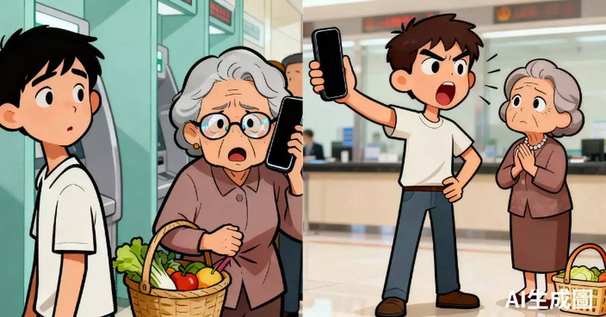 旺角櫃員機前見婆婆言行有異 熱心港男智破電訊騙局助保積蓄！